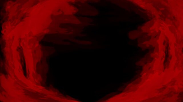 cartoon look fire smoke circle loop effects animation
