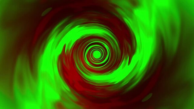 spiral effects loop animation green screen