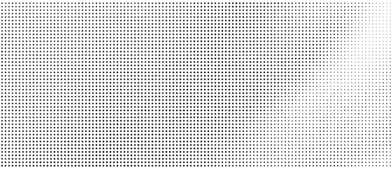 Dense dot halftone pattern overlaying a subtle geometric grid with black and white dot matrix halftone abstract geometric © MdIsmail