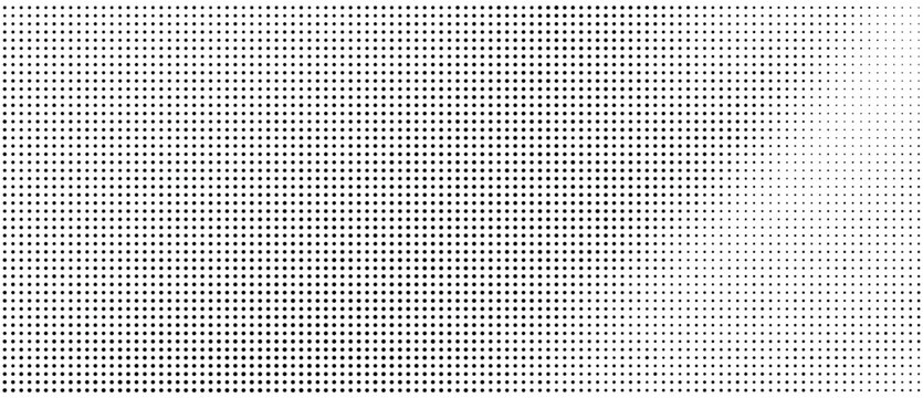 Dense dot halftone pattern overlaying a subtle geometric grid with black and white dot matrix halftone abstract geometric