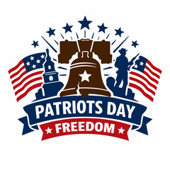 Liberty Bell Patriots Day Freedom Vector © Bima
