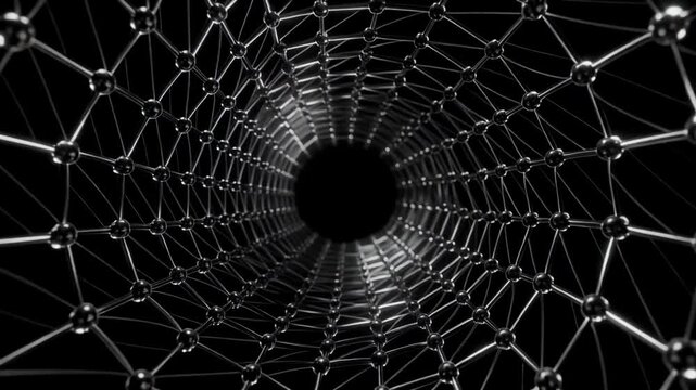 Futuristic Graphene Molecular Engineering Research in Pitch Black Void