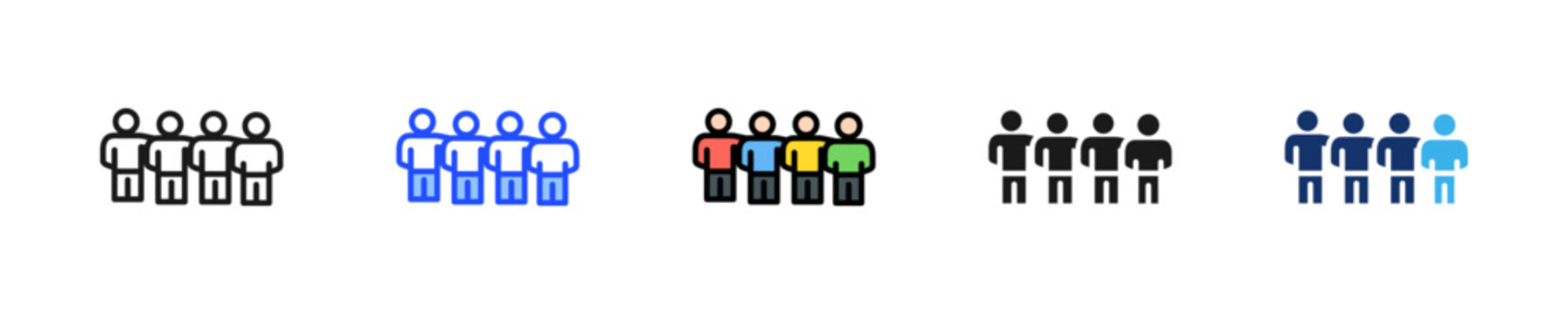 Student Unity Icon Collection With Multiple Styles