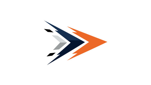 Abstract Arrow Logo Design Element.
