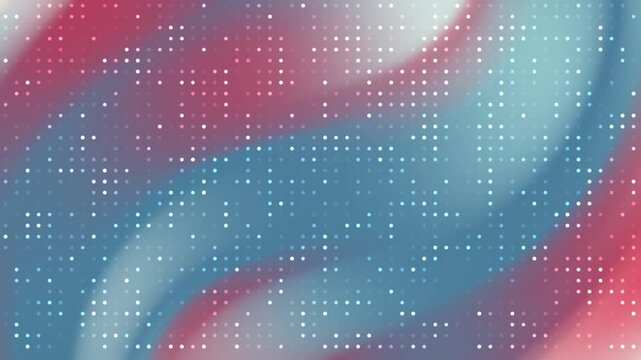 Soft pastel gradient background with wavy dot grid pattern