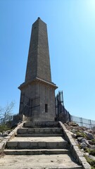Obraz premium Close Up View Of Nicholson Obelisk Monument In Taxila Pakistan