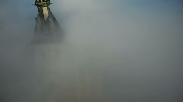 European old stone castle and fortress architecture, medieval towers and turrets, historic landmark in scenic landscape.