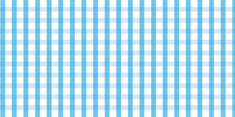 Naklejka premium Seamless Light Blue Gingham Pattern Background. Classic Two-Tone Pastel Plaid Check Design for Fabric, Textile, Wallpaper, and Picnic Decor.