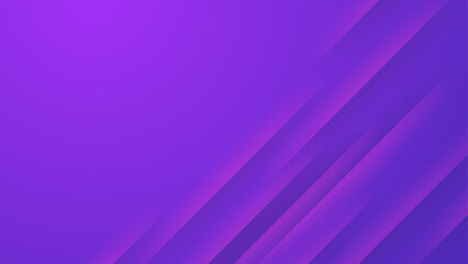 Fototapeta premium Deep purple and electric violet abstract layers with diagonal light effects for professional tech design