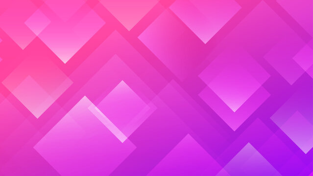 Dreamy pink and purple abstract background with overlapping diamond shapes and elegant translucent geometric layers