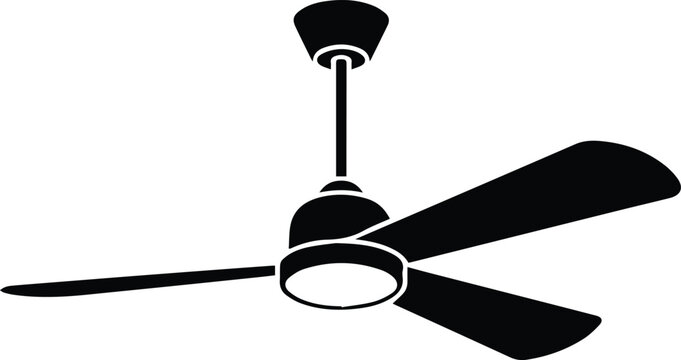 Ceiling fan light fixture and motor housing view
