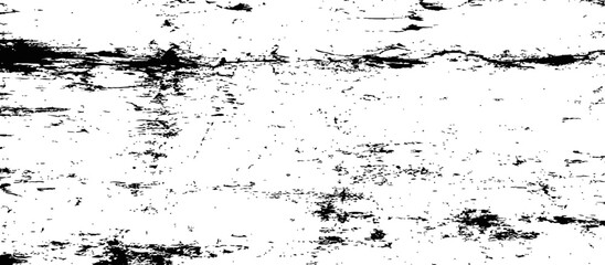 Fototapeta premium Distressed Grunge Texture Black and White Overlay Vector Background (1)