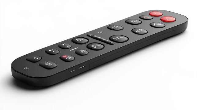 tv remote control isolated