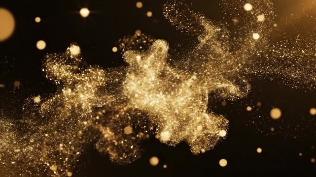 gliter background with lots of light spots