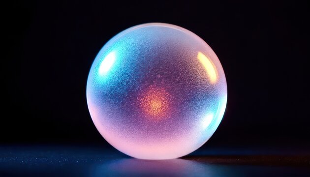 Mystical Orb - A captivating sphere with ethereal light and cosmic essence.