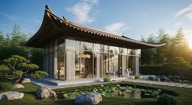 Modern asian architectural design
