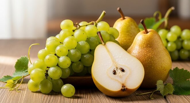 Grapes pears composition