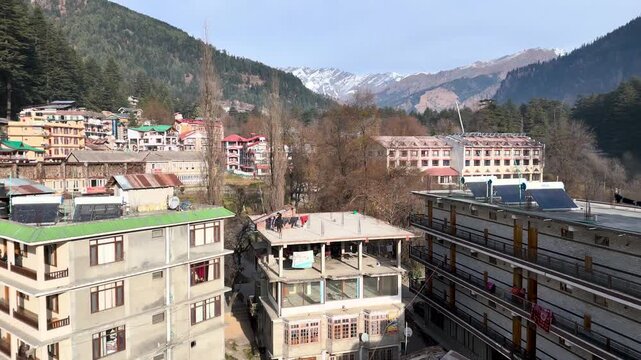 Manali city view