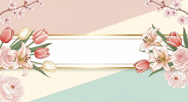 Floral arrangement decorative design