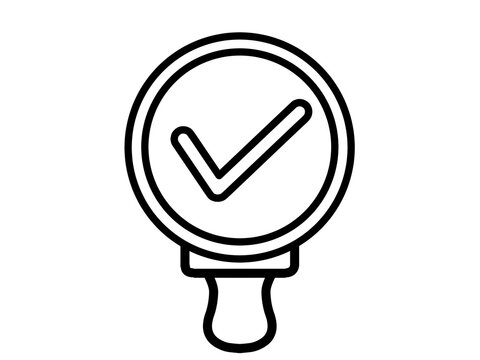 ハンコ　シンプル　黒