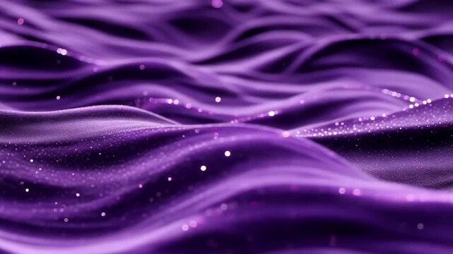 Purple Abstract Wave-Like Shimmer Background

