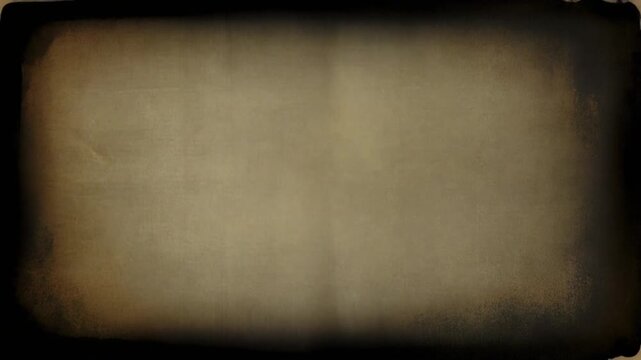 Flickering Vintage Film Frames With Sepia Tone.