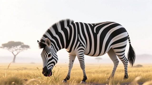 zebra in the wild