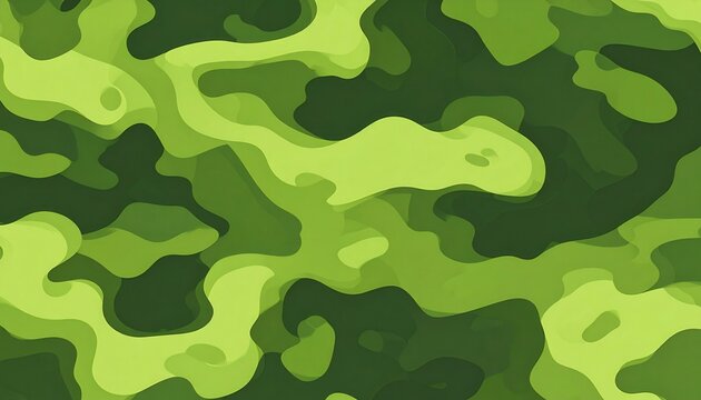 Sfondo digitale con motivo mimetico astratto in diverse sfumature di verde, ideale per design grafici e contesti militari o naturali.