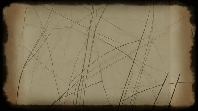 Vintage parchment with scratches and abstract texture frames.