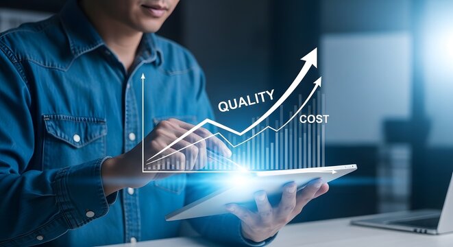Balancing quality and cost data analysis for business growth and strategic investment