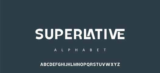 modern alphabet lowercase font. minimalist typography vector illustration design. modern alphabet font. Typography urban style fonts for sport, technology, digital, movie logo design © Nimra