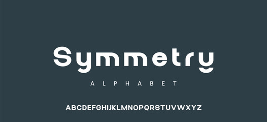 modern alphabet lowercase font. minimalist typography vector illustration design. modern alphabet font. Typography urban style fonts for sport, technology, digital, movie logo design © Nimra