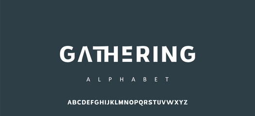 modern alphabet lowercase font. minimalist typography vector illustration design. modern alphabet font. Typography urban style fonts for sport, technology, digital, movie logo design © Nimra