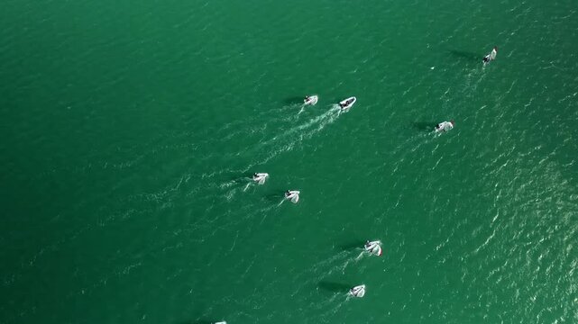 Wind Surfing at Big Manly