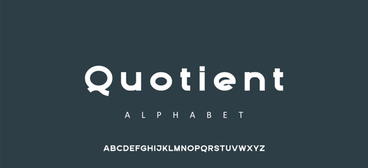 modern alphabet lowercase font. minimalist typography vector illustration design. modern alphabet font. Typography urban style fonts for sport, technology, digital, movie logo design © Nimra