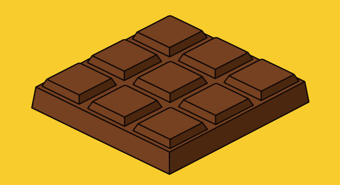 Chocolate Bar with Nine Rectangles.