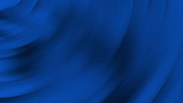 motion blur technique or circular sweep effect with dark blue (navy) and royal blue with a concentric curved pattern that resembles ripples in water or a spinning vinyl record.