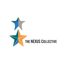 Obraz premium The Nexus Collective Star Logo Design.