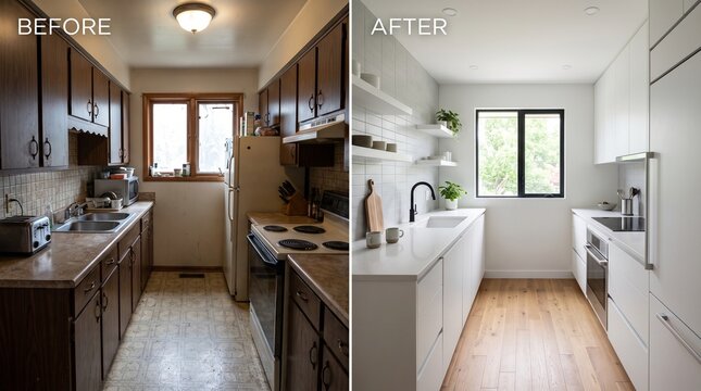 Before and After Kitchen Renovation: Old vs Modern Makeover