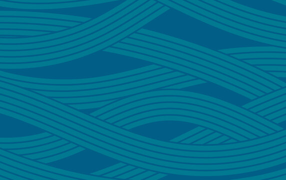 Abstract blue wave background with glowing lines and smooth gradient motion design