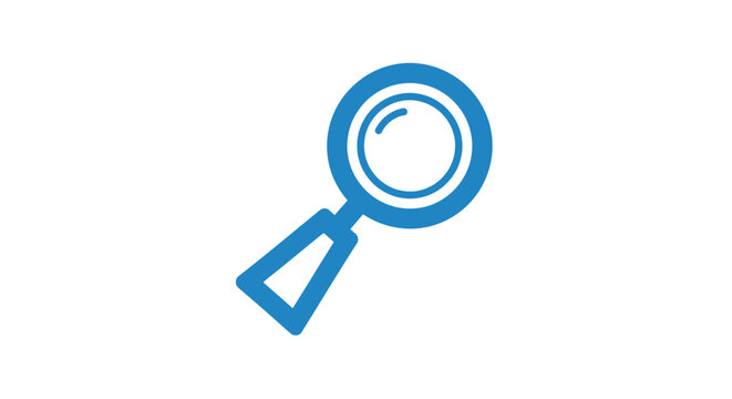 Magnifying glass icon symbol tool.