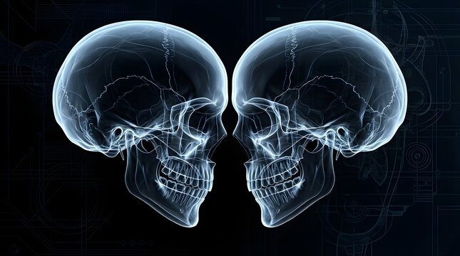 Kunpei_yamanashi デジタルプリント BLUE SKULL blue-skull-web.jpg