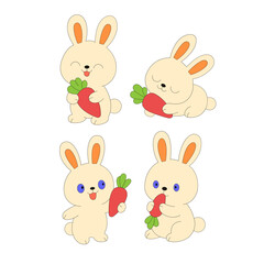 Fototapeta premium Cute Rabbit