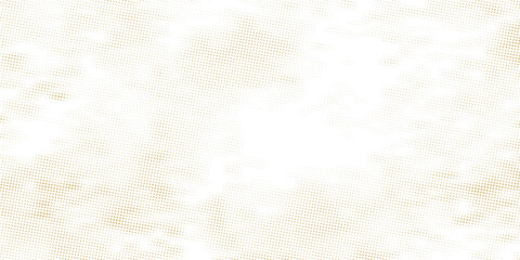 Gold falling down confetti background. Repeated golden dotted glitter pattern. Yellow, orange and golden dots wallpaper. Celebration Christmas, New Year or birthday party repeating backdrop. © uboy