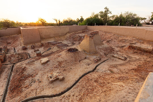 Harappa, the archeology site in Punjab, Pakistan date to 3500 BC.