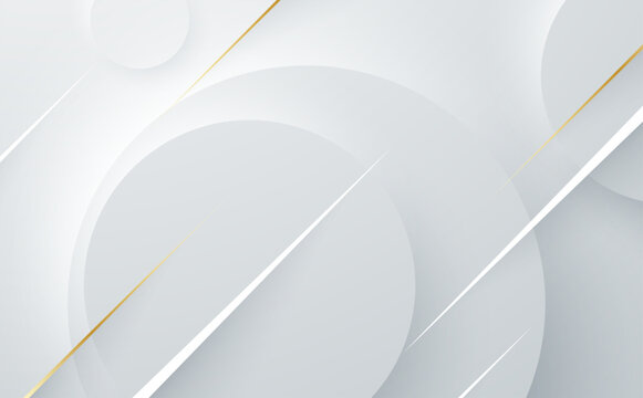 Modern abstract light silver background elegant circle shape design