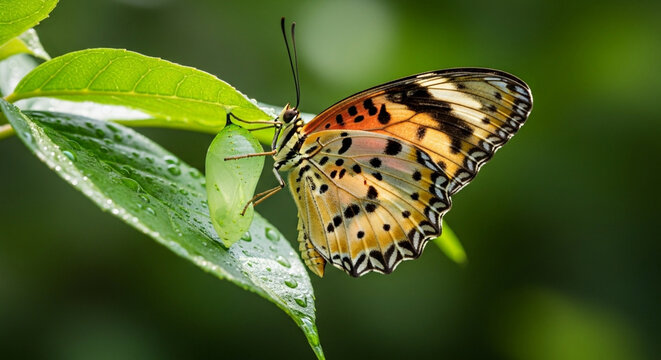 close up of green snake skin