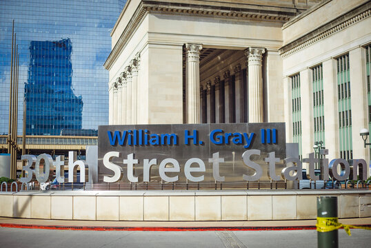 William H. Gray III 30th Street Station in Philadelphia, Pennsylvania, USA, April 13, 2026