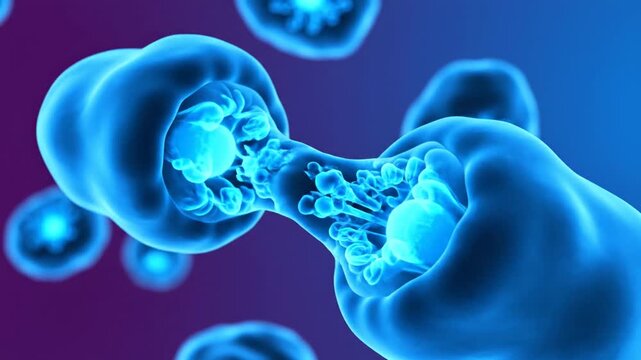 Cells connect through gap junctions in a biological process