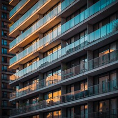 Obraz premium Ultra Realistic Modern Architecture Building Exterior with Natural Light and Clean Design
